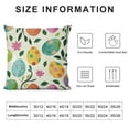 thumbnail image 5 of Nawypu  Easter Pillow Covers Easter Colorful Egg Decor for Throw Pillows Covers Spring Farmhouse Pillow Covers Decor Couch Living Room, 5 of 5