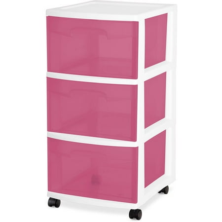 Sterilite 3 Drawer Medium Cart Set Of 2 Walmart Com