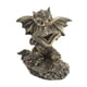 thumbnail image 1 of Figura de dinosaurio pequeña, estatua decorativa de resina creativa, adorno de escritorio para Leyendo un libro, 1 of 9