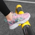thumbnail image 5 of Djtdsds Toddler Girls Mesh Walking Shoes Lightweight Breathable Casual Sneakers with Cute Character Design Size:9.5-10 Years, 5 of 9