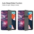 thumbnail image 2 of Dteck Tri-fold Case for 10.9 inch iPad Air 4th Generation 2020 tablet, Slim Fit Case Multiple Angle Stand Case Auto Wake/Sleep, Galaxy, 2 of 12