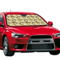 thumbnail image 2 of Kdxio Lilies Flowers Print Front Windshield Sun Shade,Folding Auto Sunshade for Car Truck SUV-Small, 2 of 7