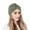 Green, variant on EliteGoogv Womens Pre Tied Turban Cap Knot Headwrap Solid Color Soft Stretchy Headwear For Women Daily Casual Hair Cover Hijab Hat