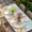Light Blue, variant on Easter Table Cloths for 5 Foot Rectangle Tables, Spring Rabbit Ear Eggs Floral Butterfly Wooden Patio Waterproof Elastic Fitted Tablecloths, Washable Rectangular Table Cover for Camping