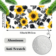 thumbnail image 2 of 1 Pcs 2D Flat License Plate Covers & Frames, Sunflowers with For Decorative Front, Waterproof For Decoration Aluminum License Plate Covers & Frames Cover For Men Women, 12" X 6", 2 of 6