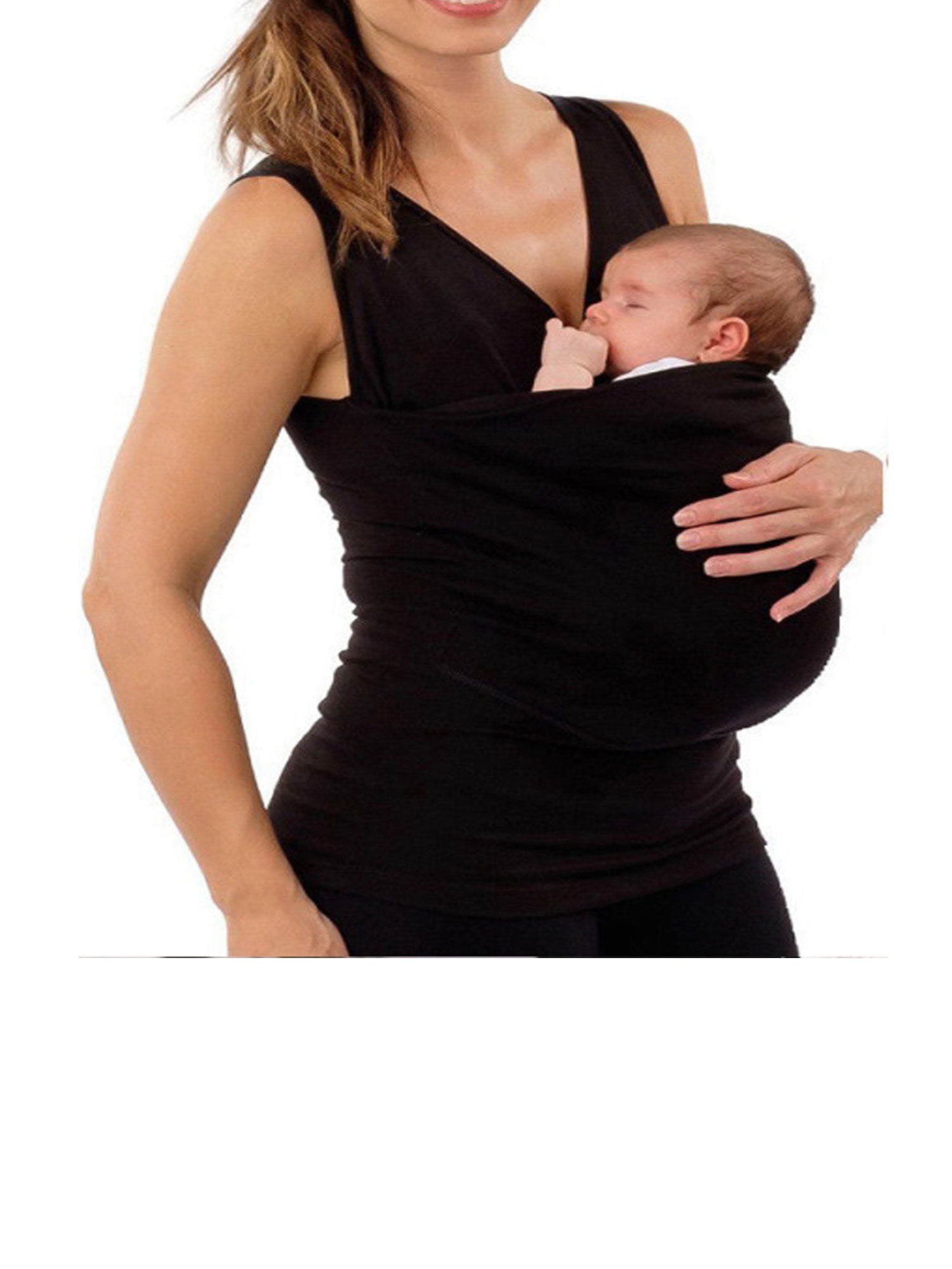 Womens Maternity Baby Carrier Hoodie Kangaroo Zip Up Long Sleeve Tops Sweatshirt for Baby and Mother