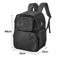 thumbnail image 3 of Mochila De Viaje De Malla Resistente Para Niñas Y Niños Xtellar negro, 3 of 3