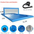 Sayok Upgraded 33FT Inflatable Volleyball Court Outdoor Inflatable