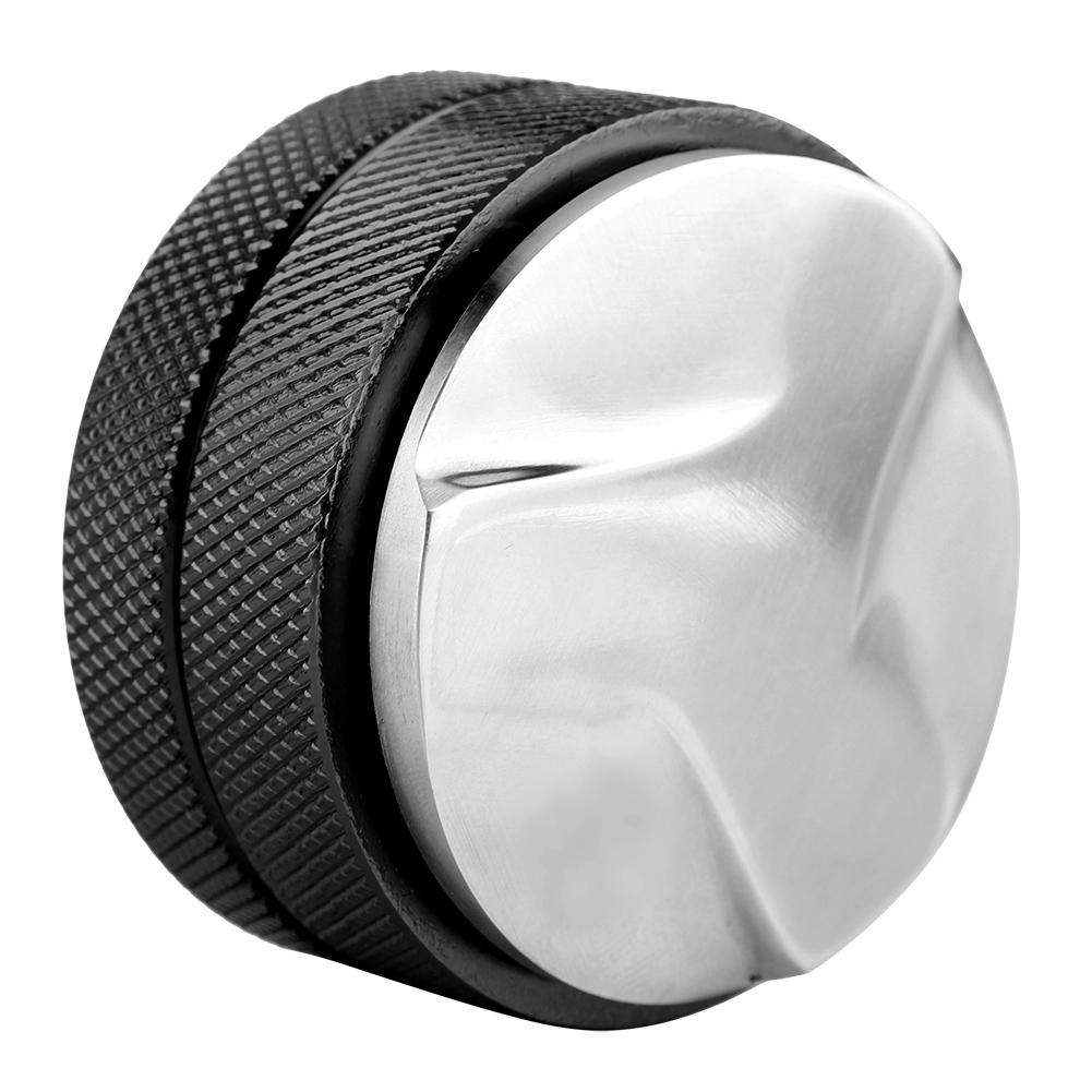 Tebru Stainless Steel Smart Coffee Tamper 58mm Base With Three Angled