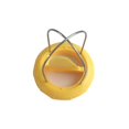 thumbnail image 2 of Mini Fruit Kiwi Peeler Slicer Kitchen Gadget Yellow, 2 of 2