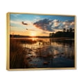 thumbnail image 2 of Designart "Delaware Coastal horizon III" Landscapes Floater Framed Canvas Art Print, 2 of 7