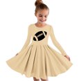 thumbnail image 1 of LOVZFMLL Robe de Princesse Imprimée pour Femmes 4-14 Ans Manches Longues Col Rond, 1 of 8