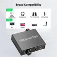 thumbnail image 4 of USB Sound Card for Laptop Earphone Microphone Sound Card USB External, 4 of 5
