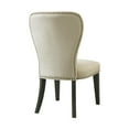 thumbnail image 6 of Alaterre Furniture Savoy Set of 2 Upholstered Dining Chairs, Accent Chairs with Cream Linen Fabric and Dark Legs for Dining Room, Desk, or Sitting Area, 6 of 10