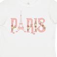 thumbnail image 4 of Inktastic Pink Paris Eiffel Tower with Flowers Boys or Girls Toddler T-Shirt, 4 of 5