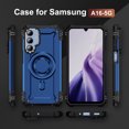 thumbnail image 4 of TECH CIRCLE for Galaxy A16 5G (SM-A166) Hard Phone Case 6.7" 2024, Plastic Shell Protective Magnetic Back Cover with Kickstand, Compatible with MagSafe Accessories, Lightweight Sturdy Case, Blue, 4 of 8