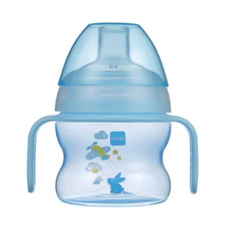 MAM Starter Cup, Starter Cups for Babies with Handles, Boy, 5 Ounces,
