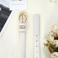 thumbnail image 6 of JASGOOD Women Leather Belt for Jeans Pants Fashion Ladies Skinny Dress belt with Gold Buckle, 6 of 10