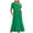 Green, variant on Patlollav Trendy Dresses for Womens Summer Crewneck Casual Flowy Tiered Maxi Beach Dresses With Pockets