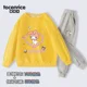 thumbnail image 4 of Sanrios My Melody Kuromi-Conjunto de ropa deportiva para niña, jersey de cuello redondo con estampado de corazón de amor, pantalones informales, Kawaii, cálido, regalo, 4 of 5