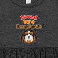 thumbnail image 4 of Inktastic Bernedoodle Dog Lover Girls Baby Dress, 4 of 5