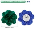 thumbnail image 3 of Broches de flor de rosa extra grande de 2 piezas, alfileres de solapa de 7.87 pulgadas, clip de cabello de gran flor de camelia para mujeres en bodas/baile/accesorios/fiesta., 3 of 7
