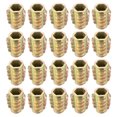 thumbnail image 1 of Unique Bargains Écrous Filetés en Alliage de Zinc Hex-Flush M6 Filetages Internes Longueur 15mm 20 Pcs, 1 of 4