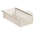 thumbnail image 1 of Cajón colgante debajo del gabinete, organizador de cesta con estante de alambre, cajón extraíble colgante Blanco, 1 of 9