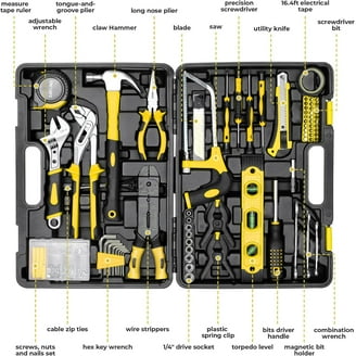 DEWALT 108-Piece Mechanics Tools Kit with Ratchet & Torque, 1/4