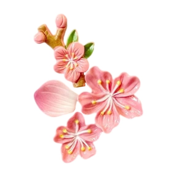 Lshylf Resin 3D Peach Fridge Magnets Decorative Cute Magnets For Whiteboard Locker Door Home Kitchen Decor,B,1.38*0.98 in