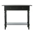 thumbnail image 2 of SAFAVIEH Rosemary 2-Drawer Console Table Distressed Black, 2 of 7