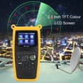thumbnail image 3 of Buscador De Satélite Digital Medidor De Localización De Satélite De 2,1 Pulgadas Detector De Recepción Remota Con Brújula Y Linterna Para Ajustar La Antena Parabólica De TV, 3 of 7
