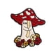 thumbnail image 1 of Fanciful Hobgoblin Tale Creative Mushroom Cartoon Brooch Alloy Corsage Pin for Decorative Accent on Apparel and Bags Multicolor, 1 of 4
