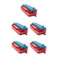 thumbnail image 3 of Guardoinrt Oxford Made Pencil Case - Durable And Waterproof Pen Bag With Multiple Layers Capacity Kawaii Red+Blue 5Set, 3 of 6