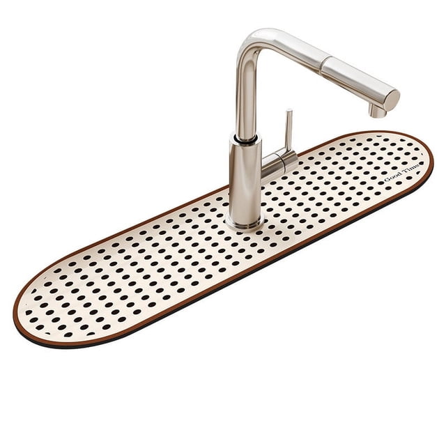 Super Absorbent Sink Faucet Mat Kitchen Diatom Mud Drain Pad Table Mat Toilet Pad Non-slip Anti-mildew Mat Countertop Dining