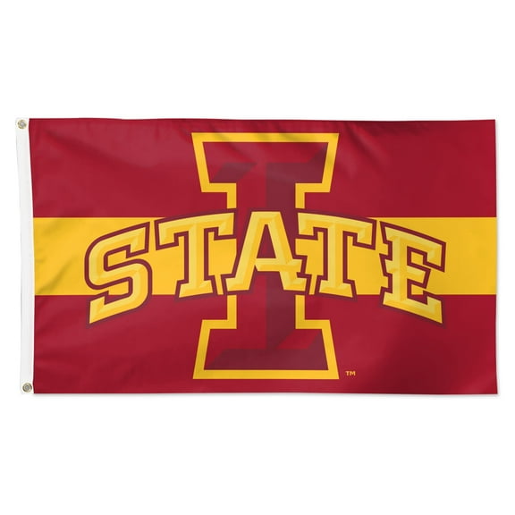 WinCraft Iowa State Cyclones 3' x 5' Horizontal Stripe Deluxe Single-Sided Flag