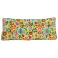 thumbnail image 3 of Blazing Needles 51-inch by 19-inch Tufted Patterned Outdoor Spun Polyester Loveseat Cushion, 3 of 4