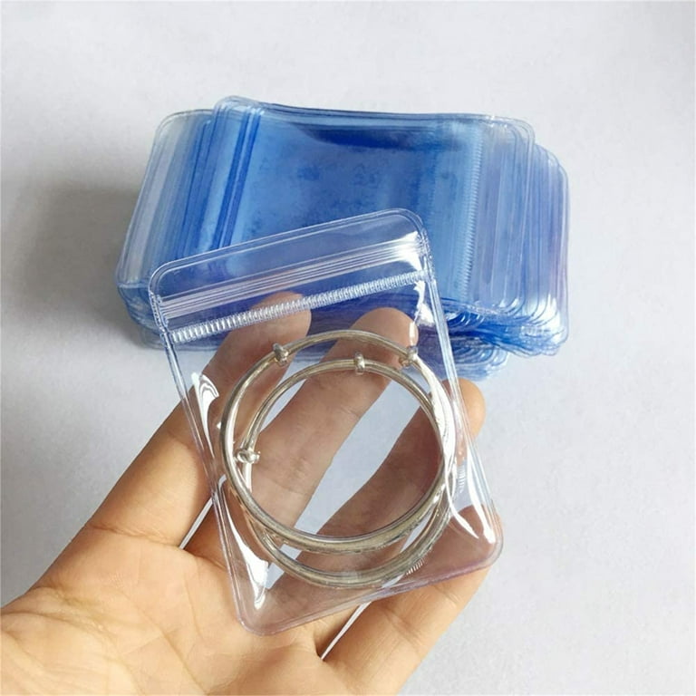  MITOB Self Seal Plastic Bags Zipper Lock Clear PVC Jewelry  Packing Storage Bag for Zip Anti-oxidation Lock Poly Pouch 100 Pcs (4x6cm  (1.57x2.36 inch)) : Arts, Crafts & Sewing
