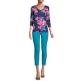 thumbnail image 2 of The Pioneer Woman Pull-On Millennium Pants, Women’s, 28” Inseam, Sizes XS-3X, 2 of 5