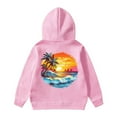 thumbnail image 3 of WOYY Big Girls Preppy Palm Hoodie Loose Soft Hooded Sweatshirt Casual Pullover, 3 of 5