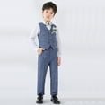thumbnail image 6 of LYMAYTER Boys Pants for Kids Toddler Slim Fit Single Pants Youth Spring Fall Models Student Performance Host Dress Suit Pants Solid Color Trousers for 1-14years, 6 of 9