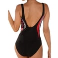 thumbnail image 2 of GZWYHT Maillots de Bain une Pièce pour Femmes Maillot de Bain Femme Femme Dos Nu Imprimé Tenue de Plage Maillot de Bain une Pièce Ensemble Bikini Maillots de Bain pour Femmes aux Formes Maillot de Bain pour Femme Rouge TG, 2 of 5