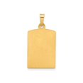 thumbnail image 3 of 14K Gold Rectangular Hollow St. Christopher Medal, 3 of 4