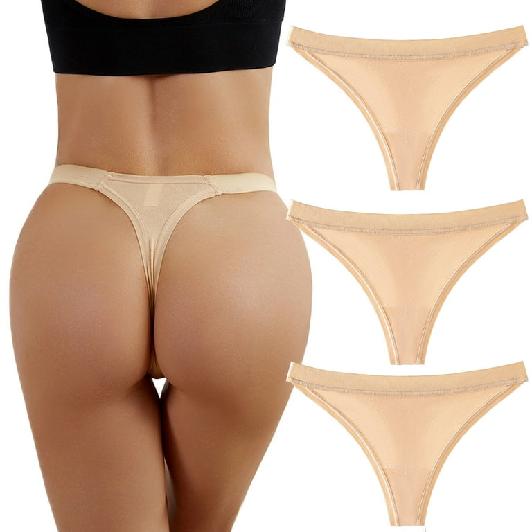 3 Pieces Seamless Panties Women Briefs Low Waist Lingerie Female Underwear  Fitness Sports Underpants Plus Size XS-XXL