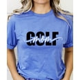 thumbnail image 2 of Trendy Golf Mom Shirt for Women Girly Cute Script Golf Mom Supporter Tee Heather Blue Shirt Adult Medium, 2 of 4
