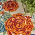 thumbnail image 2 of Nourison Aloha Indoor/Outdoor Ivory Multicolor 7'10" x 10'6" Area Rug (8x11), 2 of 8