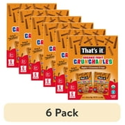 (6 pack) That's It. Crispy, Gluten-Free, Organic Apple + Cinnamon Crunchables, 6 Count