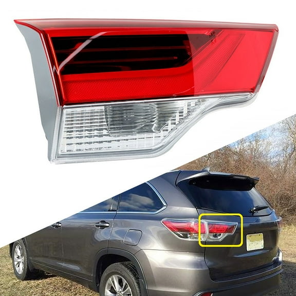 Fit for Toyota Highlander 2017 2018 2019 Rear Left Driver Side Tailgate Light Lamp Housing Assembly (without Bulbs)