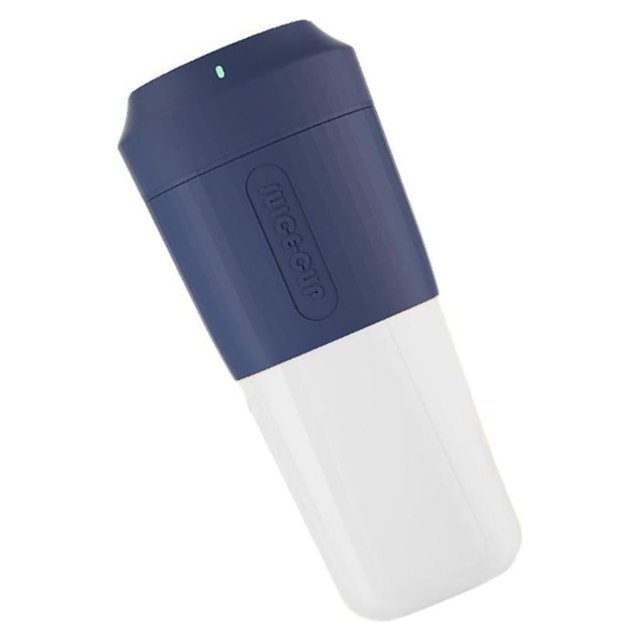 Decodeary 400ml Portable Mini Juicer USB Rechargeable Mixer Cup Blender Juice Blue 9x20cm 1Set