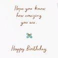 thumbnail image 3 of American Greetings Birthday Card for Her (You're Beautiful), 3 of 3